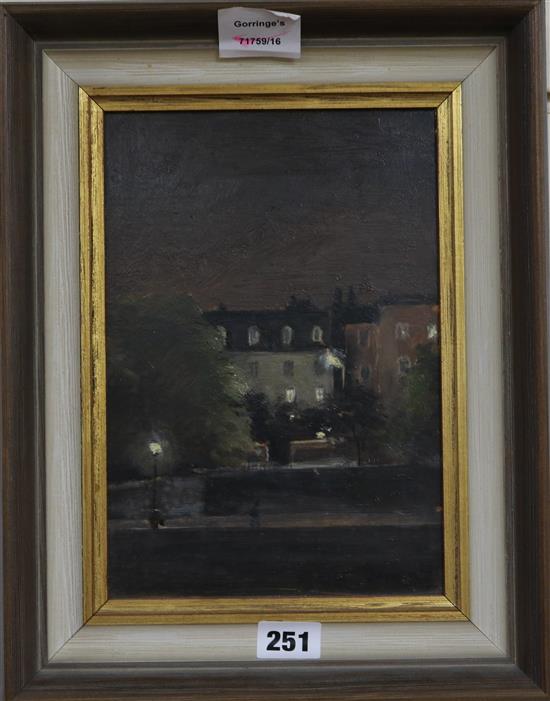 Edward Dawson, Whistlers House, Cheyne Walk, 25 x 17cms